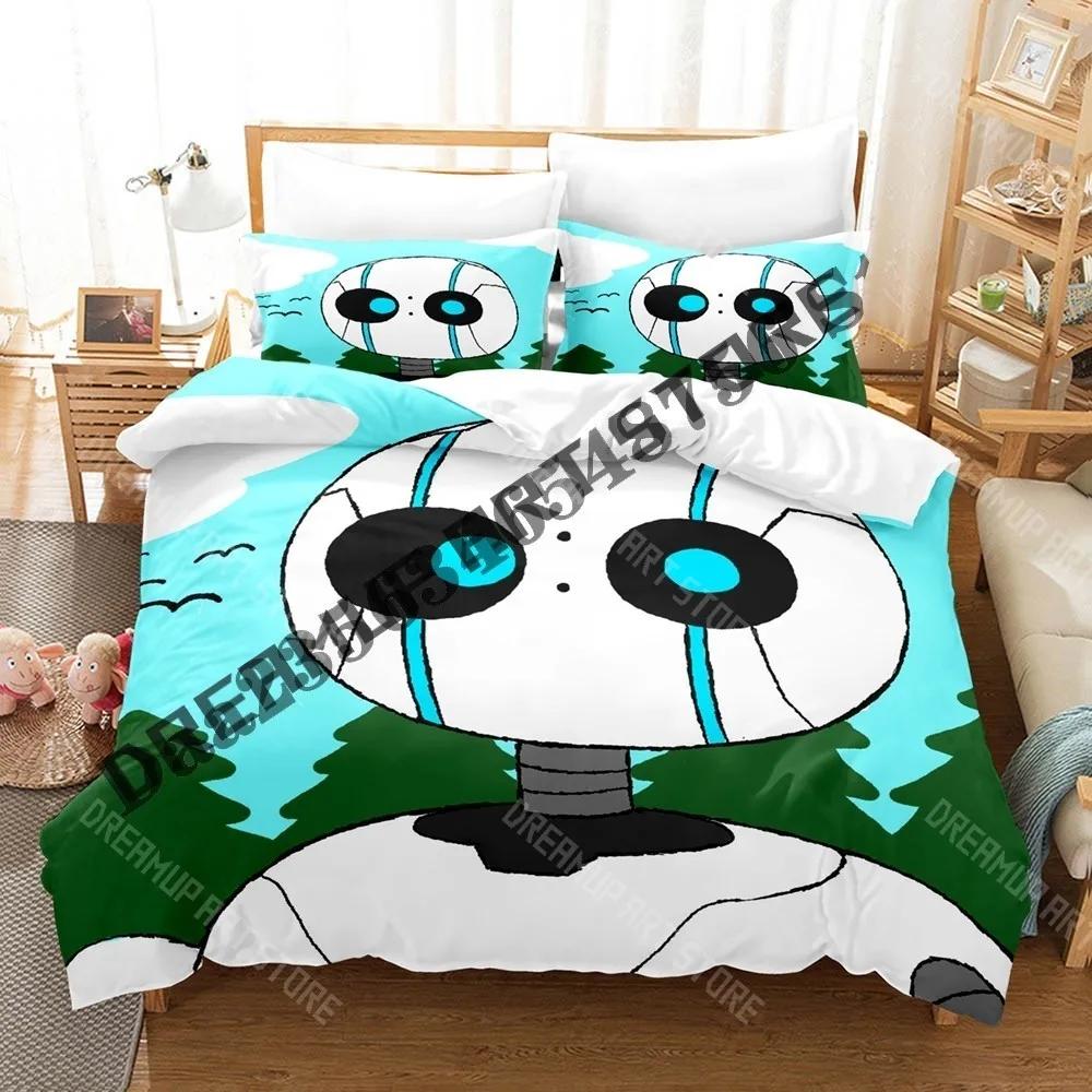 3D Print Wild Robot Graphic Bedding Set Single Twin Full Queen King Size Bed Set Adult Kid Bedroom Duvetcover Set Anime Bed
