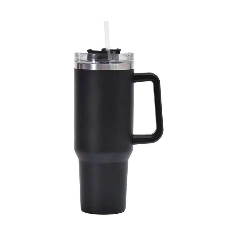 Third Gen 40oz Handle Thermos Cup, 304 Stainless Steel, Large Capacity for Vehicles, Ice Cooler Cup.