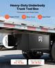 Underbody Truck Tool Box, 762 x 457 x 457 mm Heavy Duty Steel Trailer Storage Box with Lock & Keys, Waterproof Trailer Storage Organizer Under Body