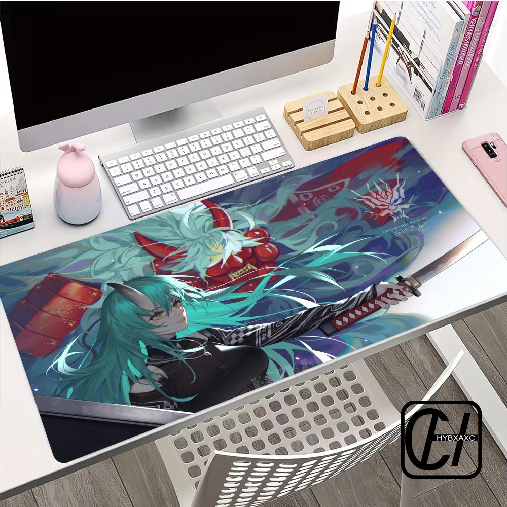 Anime Girl Mouse Pad Cute HD Mousepad Pad Extended Gaming Keyboard  LargeMousepad 90x40cm XXL Gamer Mousepad