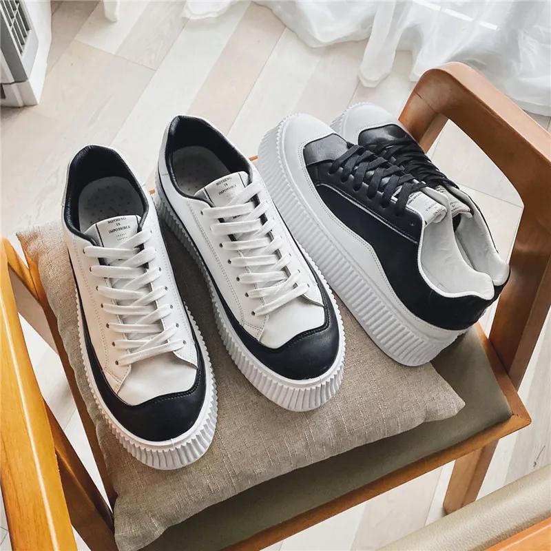 Youth Board Shoes Men's Fashion All-match Student Casual Men Shoes New Spring Thick-soled Increase Comfortable Men's Shoes Trend