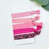 5pcs/set Girls Elastic Hair Ties Cute Flower Headbands Hair Bands Print Hairbands Women Girls Ponytail Holder Hair Accessories