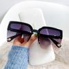 1Pc Fashion Oversized Square Sunglasses Women Men Retro Mirror Lens Eyewear Shades UV400 Protection Punk Sun Glasses New