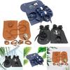7 Pieces / Set DIY PU Leather Bag Knitting Set, Bottom Shoulder Strap Flap Cover