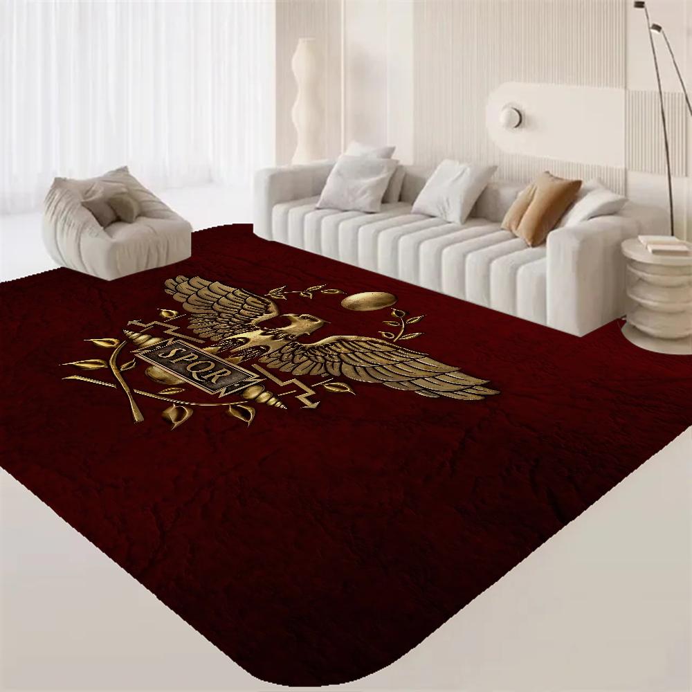 Roman S-SPQR Hallway Carpet Washable Non-Slip Living Room Sofa Chairs Area Mat Kitchen Doormat Area Rug