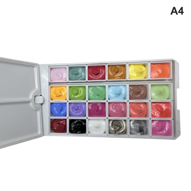 Nail Art Stamping Palette Gel 1Pcs Non-Sticky for Color Mixing Smooth Gradient Ombre Effects Salon Use