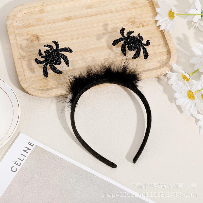 Halloween Hairband Demon Bat Spider Headband Party Hairpin Dance Decoration Prop Cosplay Headband Funny Holiday Hair Accessories