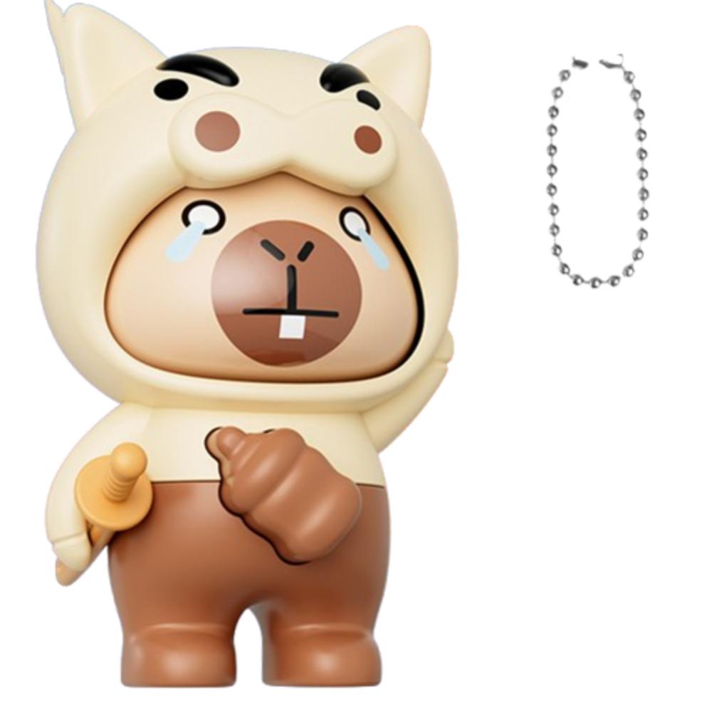 

Игрушка-брелок для смены лица капибары в китайском стиле для детей бежевый