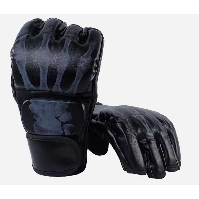 MMA Boxing Gloves Half-Finger Training Punching Bag Sandbag Muay Thai Kickboxing Adult Combat Sports