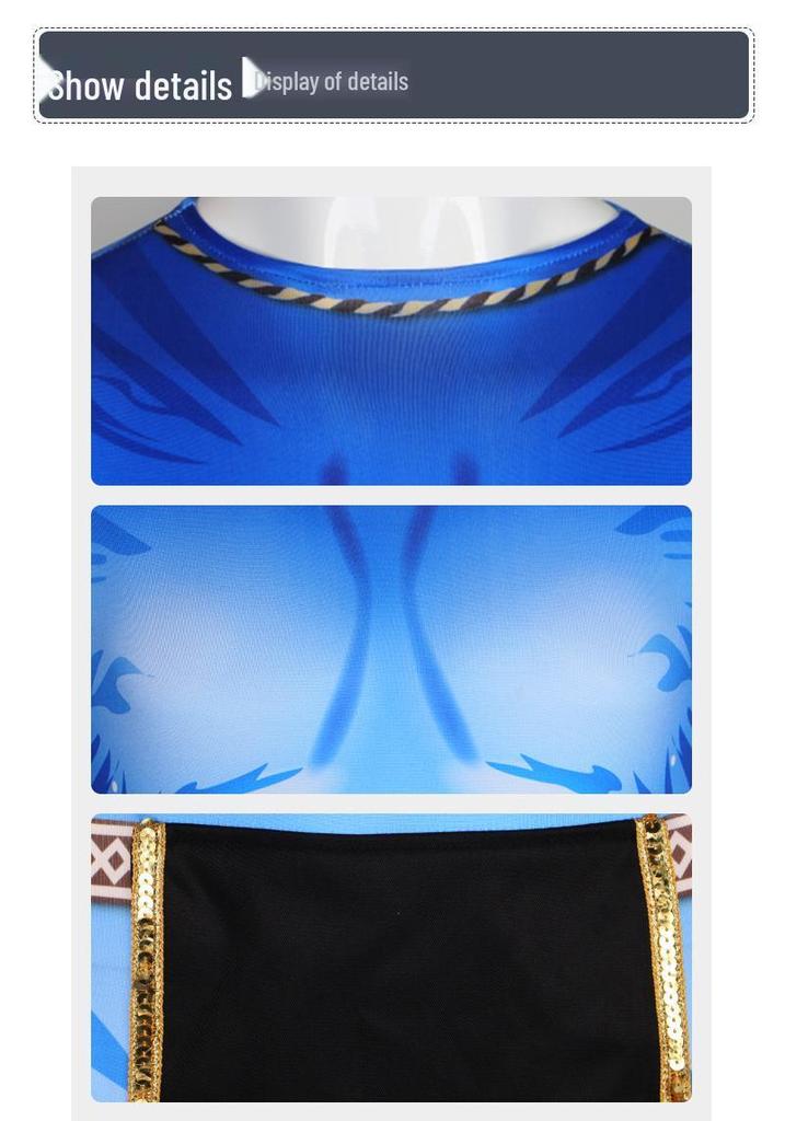 Avatar 2 Way of Water Cosplay Costume - Halloween Role-Playing Stage Outfit