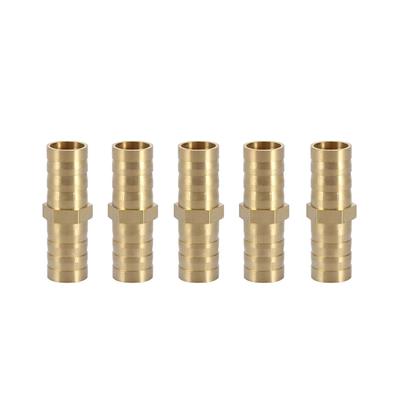 Raccordo Tubo Dritto Barbazzale in Ottone a 2 Vie Raccordo Giunzione Tubo 681012141620mm