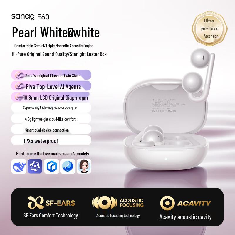 

SANAG F60 Open-Ear Clip Bluetooth Sports Headphones