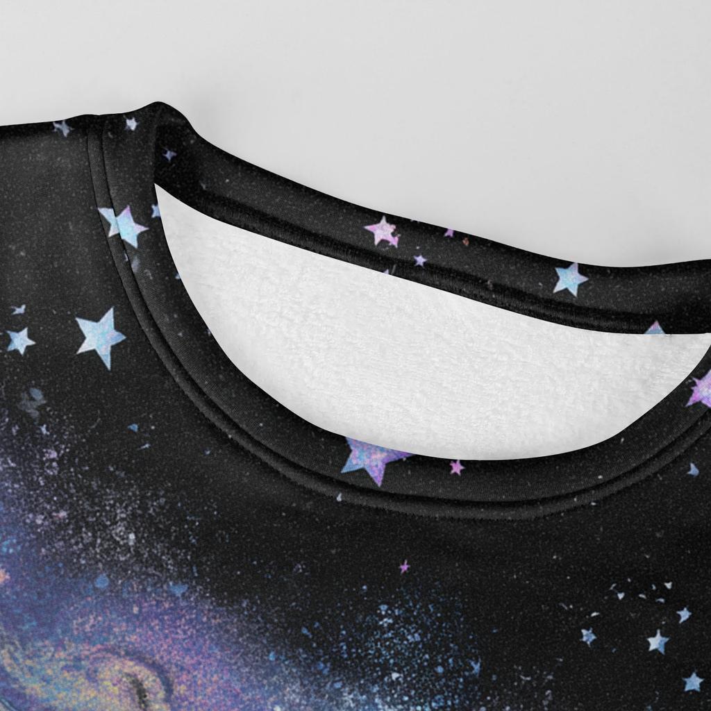 Pánská mikina s kulatým výstřihem, fleecovou podšívkou, silná a teplá