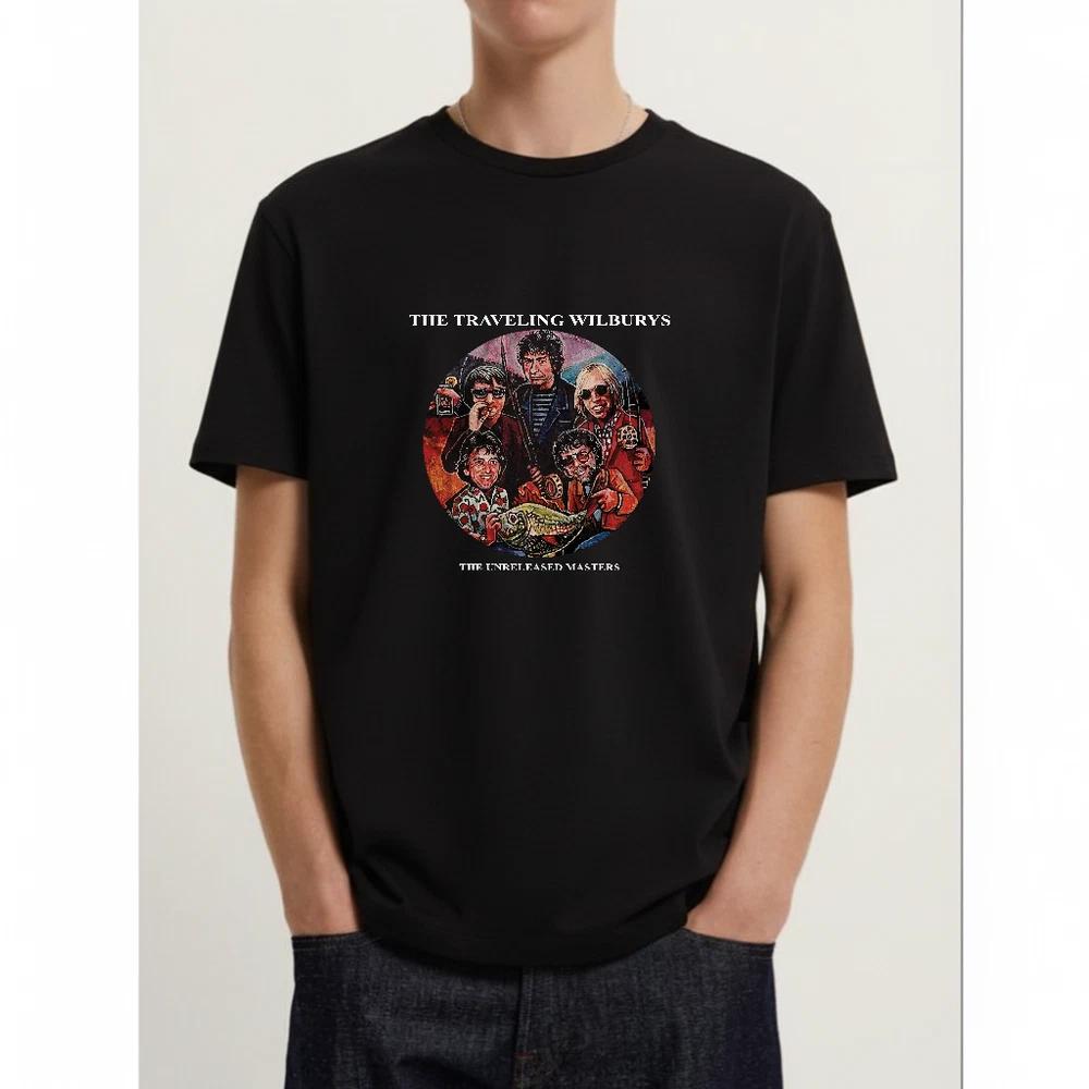Traveling Wilburys Gift TShirt  Black Cotton All Sizes Available S