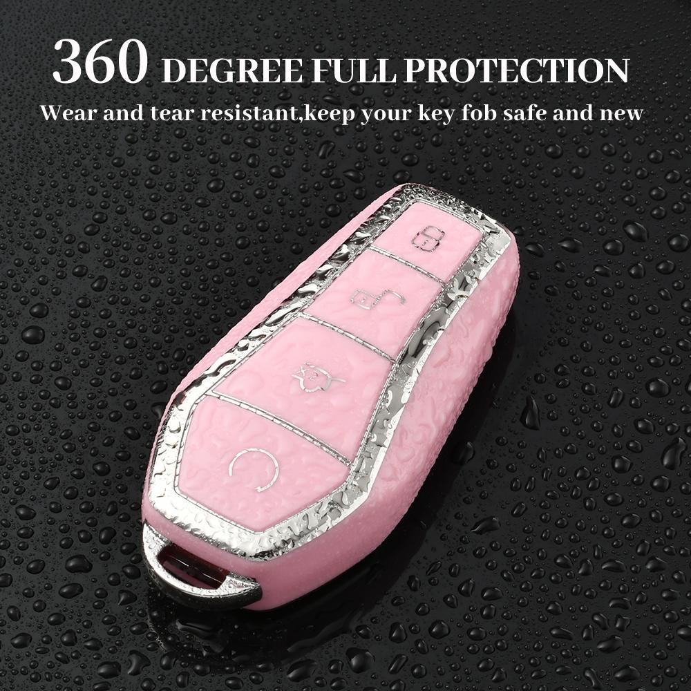Car Key Case Remote Control Protective Cover For Byd Atto3 Tpu Key Fob Shell For Byd Song/Plus Dolphin Tang Dmi Han Ev Qin Yuan