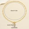 Women's Jewelry Personality Paperclip Design Cross Necklace Versatile High-end Pendant Collarbone Chain