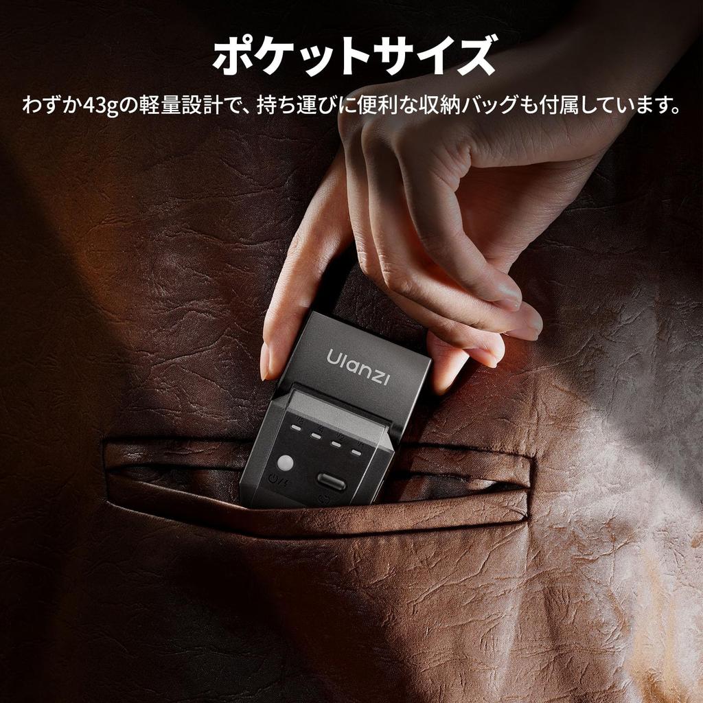 Ulanzi SL03 Mini Camera Manual Speedlight with Adjustable 6500K Color 4 Power and 5600K Single Contact Hot Shoe Compact and Convenient Flash Strobe