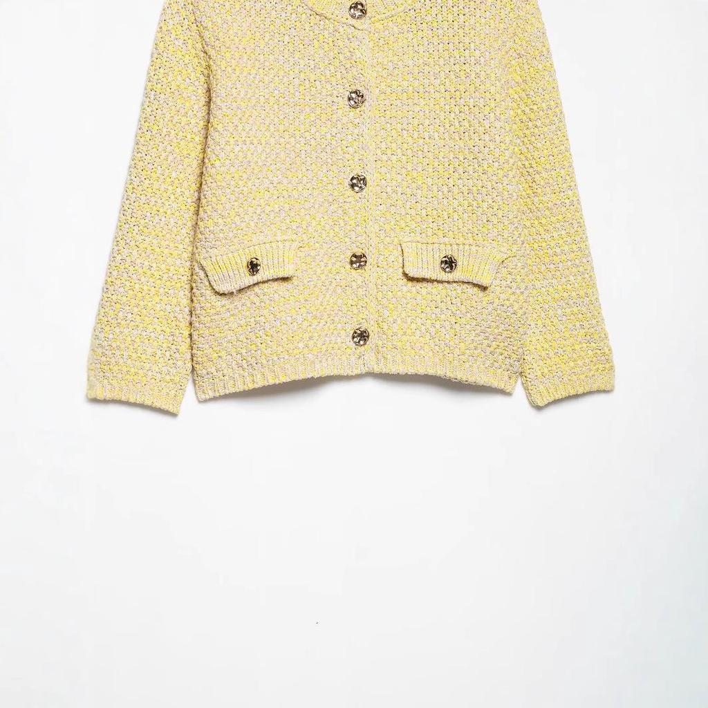 Spring 2025 Women's European & American Style Knit Cardigan - Fashionable, Simple, Versatile
