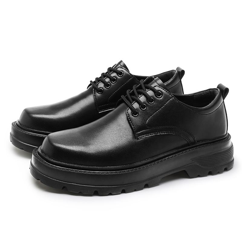 

Модная мужская обувь на толстой подошве Классические и универсальные стили дизайна Нарядная вечеринка Свадьба жениха Повседневная Деловая Офисная Качественная обувь 44 чёрный