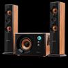 SANSUI 80C Home Bluetooth Surround Sound System with Subwoofer and KTV Mic (CN version)