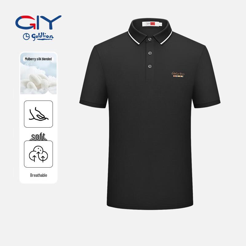 

Goldlion Men s Premium Short-Sleeve Polo Shirt M