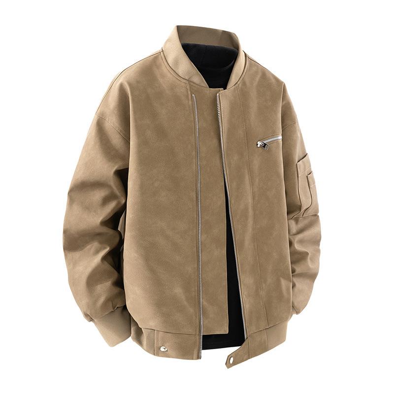 

Осень и Зима Новая Американская Пилотская Мотоциклетная Кожаная Куртка Мужская Свободная Повседневная Мужская Красивая Дикая Ретро Куртка. XXXL