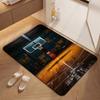Wooden Basketball Court Indoor Rug Durable Stainresistant Easyclean Carpet For Bedroom Door Living Room Area Home Party Decor Birthday Gift