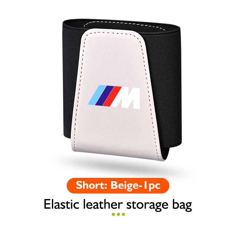 

Car Seat Side Interior Storage Pocket Leather Organizer Bag Phone Net Pocket Holder For BMW X1 X2 X3 X4 X5 X6 X7 G20 G30 6GT E46