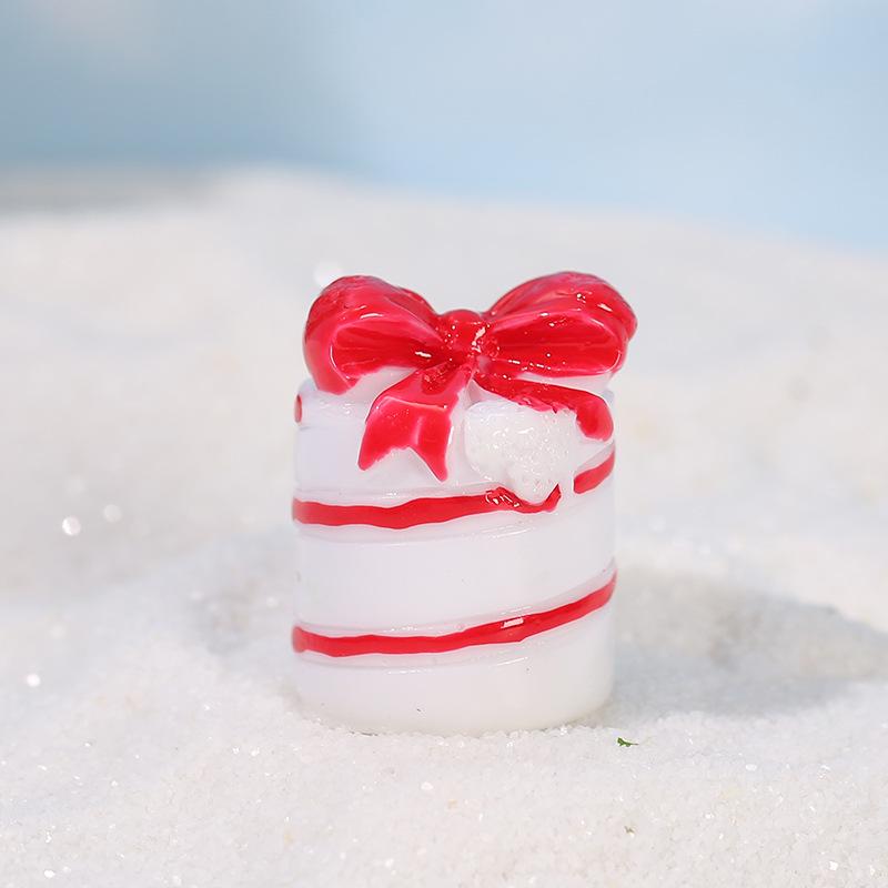 Christmas Snowman Micro Landscape Resin Ornaments