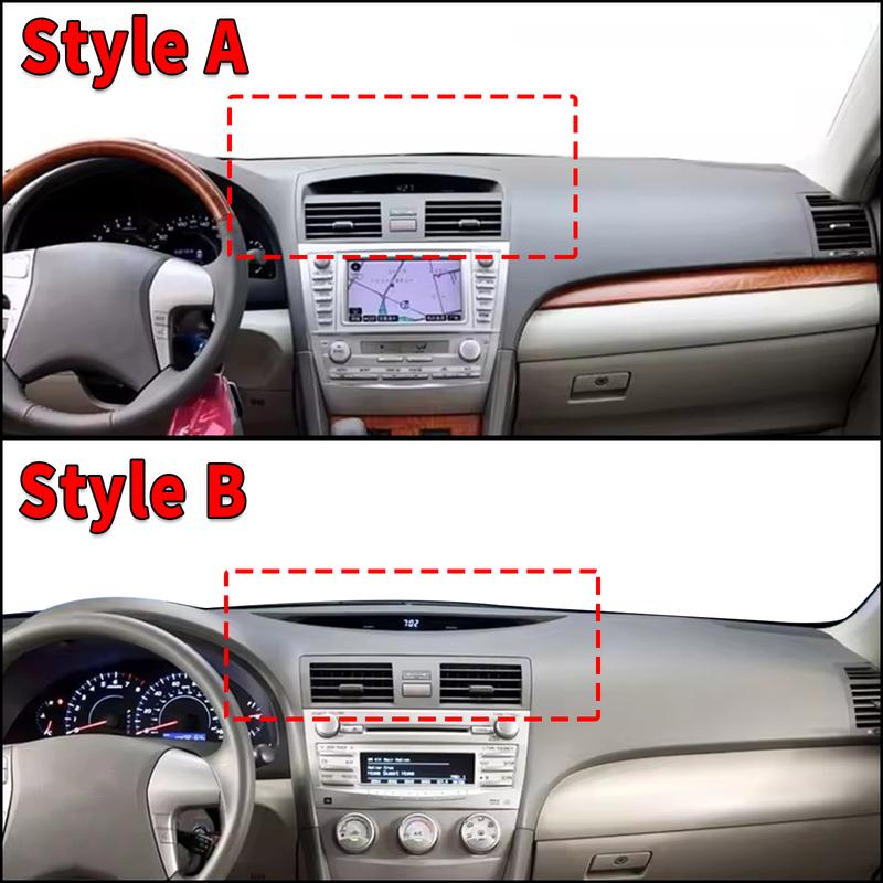 For Toyota Camry 2007 2008 2009 2010 2011 XV40 Car Dashboard Cover Dashmat Non‑Slip Protective Dash Mat Pad Auto Accessories