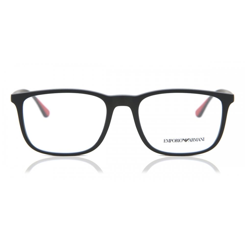 

Emporio Armani Ea3177 5042 Men Eyeglasses Matte Black/55-18-145
