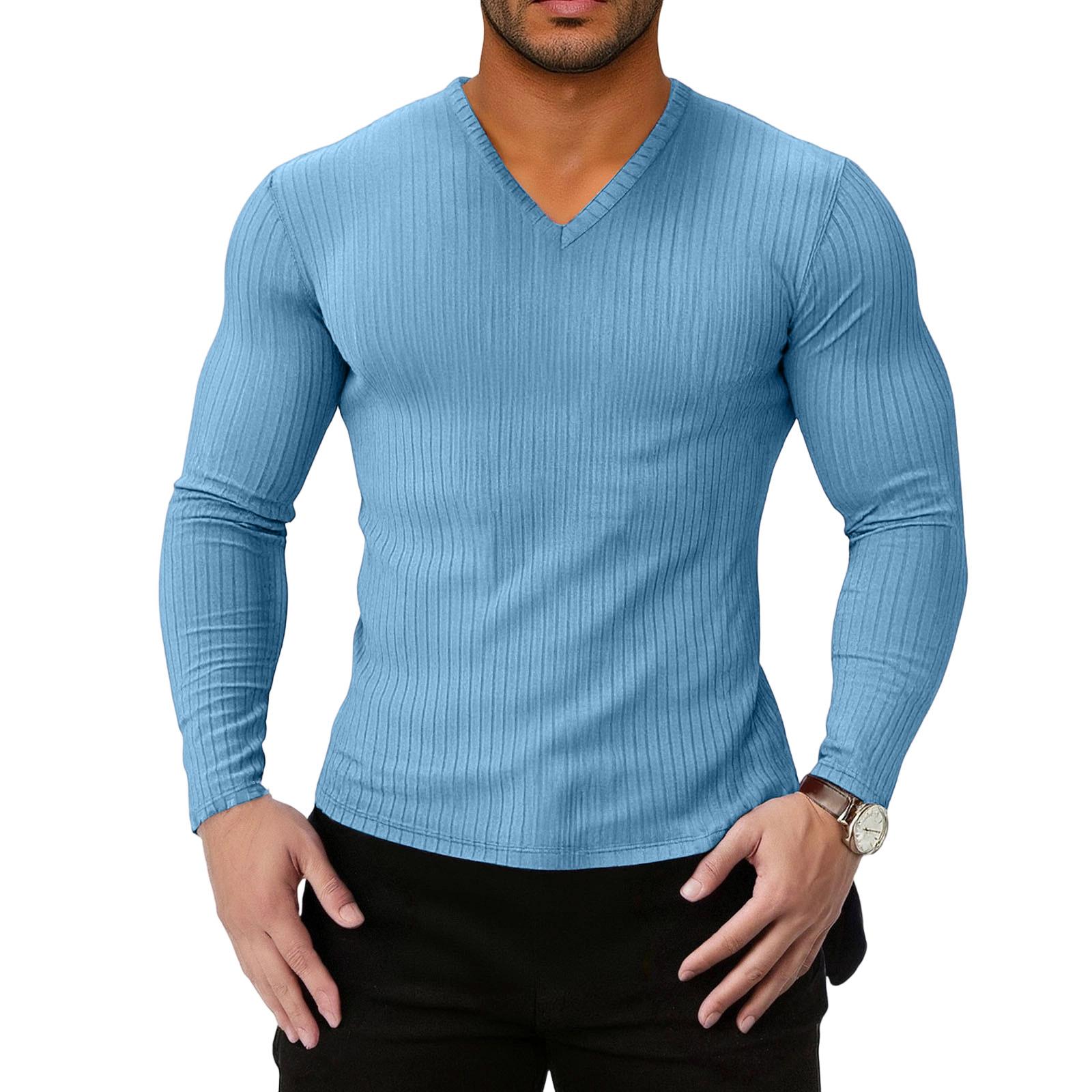 

Мужская Повседневная Модная Монохромная Рубашка Верхняя одежда XXXL синий