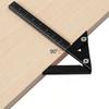 45/90 Degree Center Scribe Precision Center Finder Measuring Ruler Woodworking Square  Line Gauge