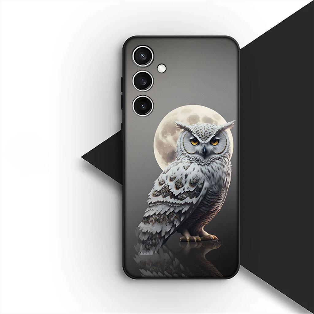 Wallpaper Owl Bird Silicone Phone Cover for Motorola Moto G86 G57 E14 E15 G14 G34 G35 G84 G24 A54 G15 Power E22 Soft Case