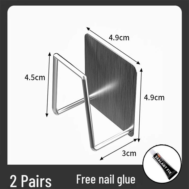 Stojak wiszący ze stali nierdzewnej pod zlew, bez wiercenia