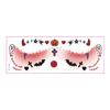 New Halloween Makeup Face Stickers, Cute Ghost Makeup Tattoo Stickers, Party Stickers, Waterproof and Sweat-resistant Tattoos