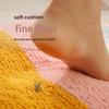 Fresh Color Living Room Entrance Bathroom Absorbent Non-Slip Foot Mat Imitation Cashmere Dirt Resistant Carpet Home Decor