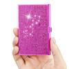 1PC Metal Rhinestone Business Card Clip Drill Business Card Case