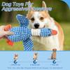 Squeaky Plush Goose Dog Toy, Interactive Stuffed Pet Chew Toy for Puppies Small Dogs, Durable Teeth Cleaning Crinkle Toy