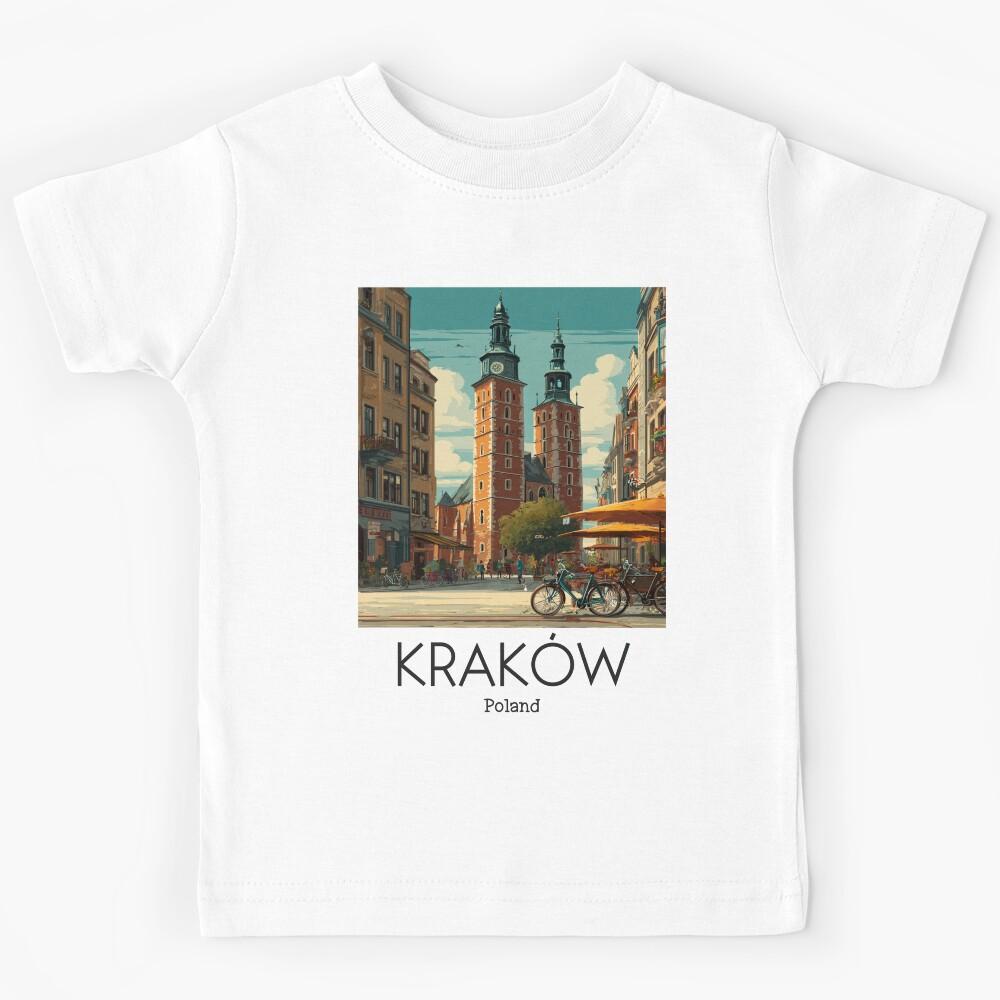 A Vintage Illustration of Kraków - Poland  Kids T-Shirt 150