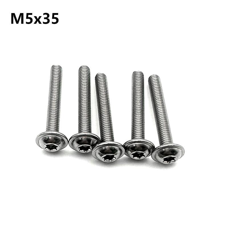 For BMW R1200GS R1200RT R1100GS S1000RR F650GS K1600GT F800GS R1100RS/RT R1150RT HP2 Motorcycle Shell Stainless Steel Screws