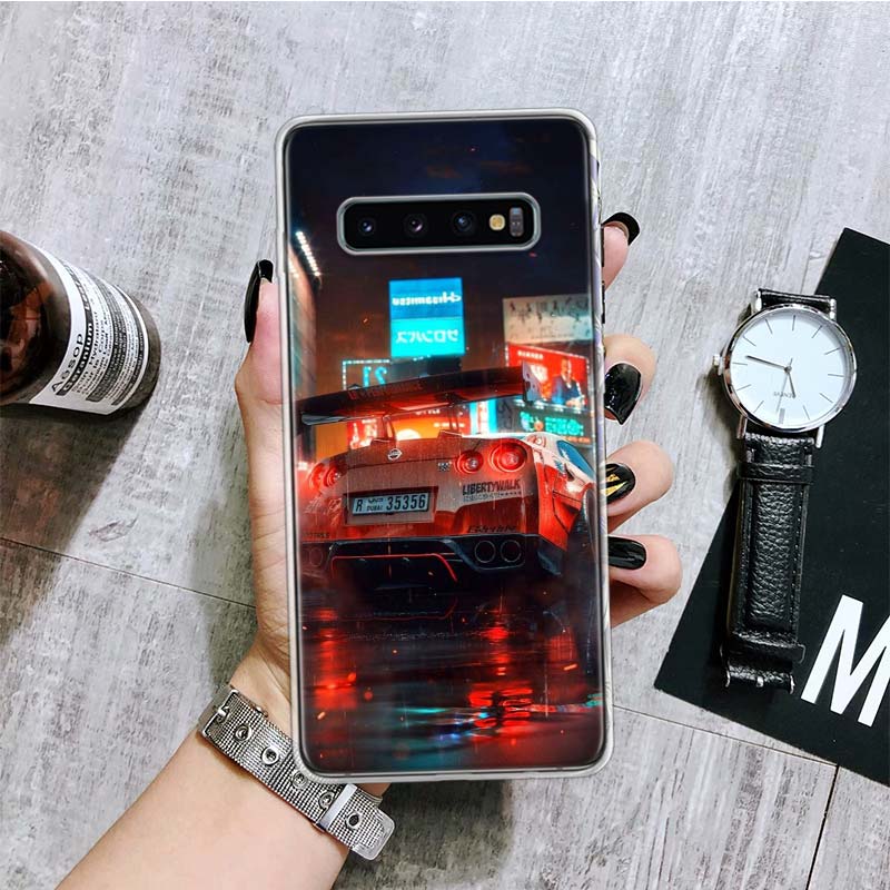 GTR Sportwagen JDM Handyhülle Für Samsung Galaxy S20 FE S10 Plus S21 S22 Ultra S10E S9 S8 S7 Edge J4 + Fundas Cover Coque