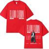 Y2k Hip Pop Tops ELADIO CARRION DON KBRN WORLD TOUR 2025 Merch  Fashion Pop Music Print Cotton Casual Loose Tshirt Unisex