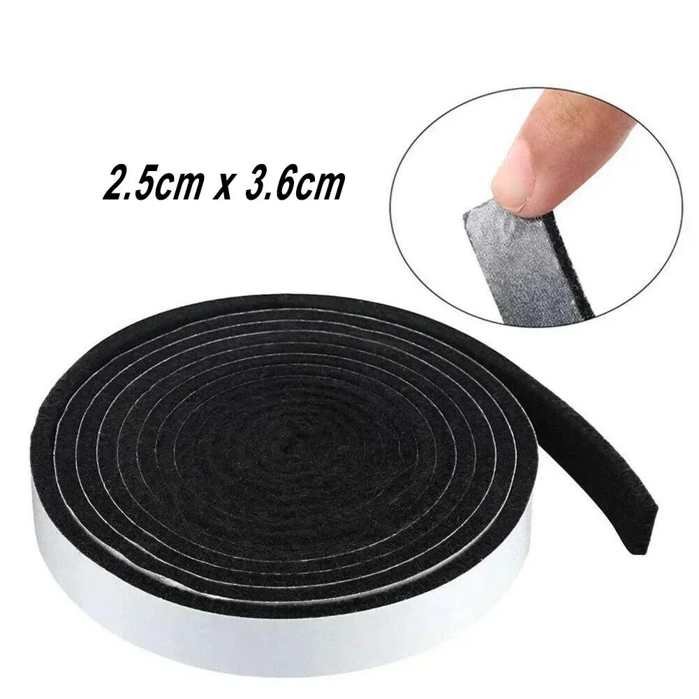 Brand New Practical High Quality Sealing Tape Barbecue Thickness 2.5mm 1 Roll About 2.5cm X 3.6m Fire Resistant Fibre