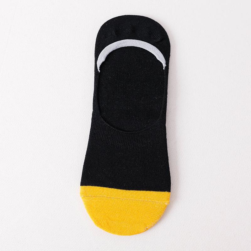 

Мужские нескользящие, дышащие носки с низкой посадкой для весны и лета – впитывающие пот, невидимые носки-лодочки в различных цветовых вариантах. чёрный