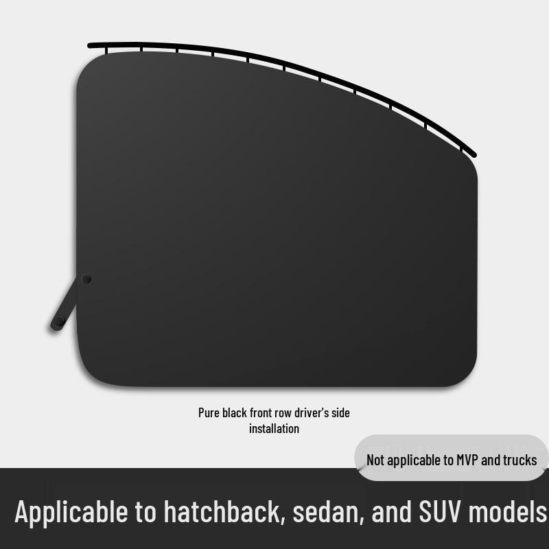 Car Rear Window Sunshade Curtains - Heat Insulation and Privacy Blackout