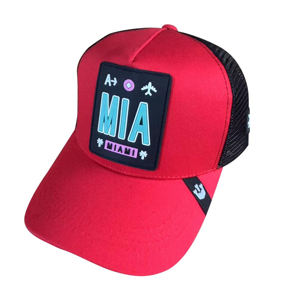 

Baseball Cap Alphabet Scenic Racing Pattern Sun Hat Wide Brim American Truck Driver Cap Sunscreen Breathable Adjustable