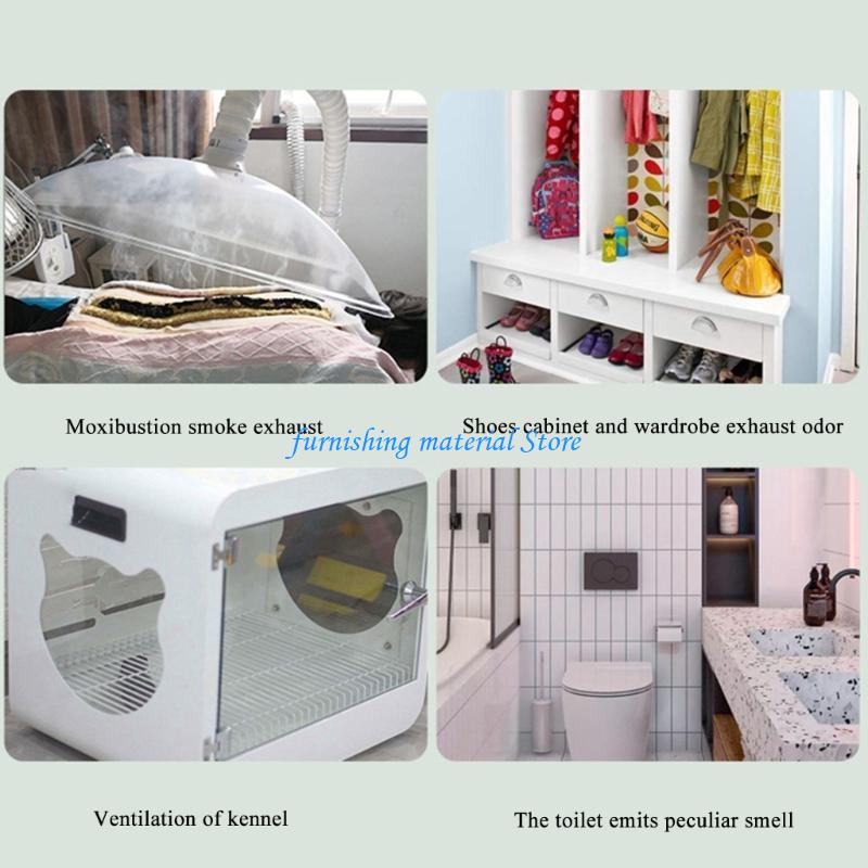 Y5GD AC220-240V 50/60Hz Small Fume Extractor Ventilation Fan 2600RPM for Shop Garage