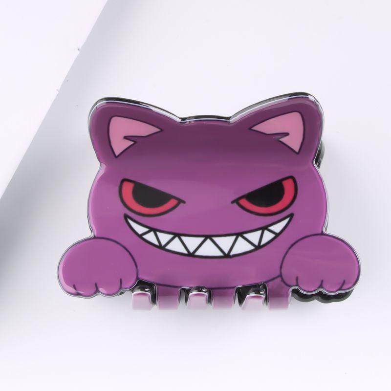 1 Stück Süßer Ausdruck Haarspange, neues Stirnband am Hinterkopf, 6cm Haarspange, süße Katzenkratzspange