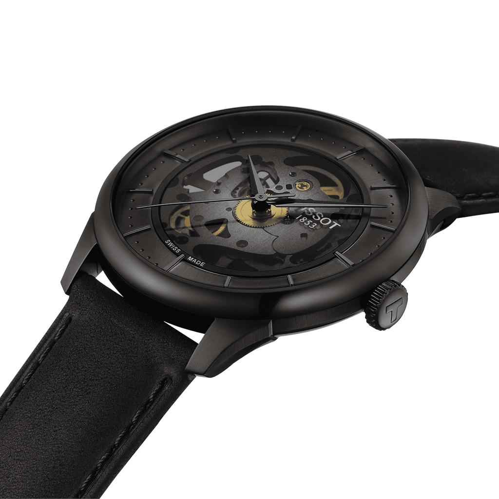 Tissot Leather Strap Men's Fashion Watch T139.836.36.441.00